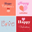Vector: Different greetings for Valentine's Day Different greetings for Valentine's Day