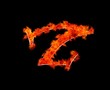 Z en llamas.