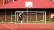 Video: Man trying to throw a ball into the basket /episode3/ Man trying to throw a ball into the basket /episode3/