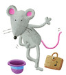 Illustration: Mouse street performer Mouse street performer