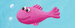 Funny pink fish