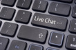 a message for keyboard, for live chat support concepts