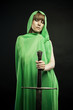 Woman with sword