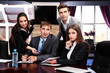 Business people working in conference room