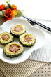 chinese cuisine, mince pork in bitter melon