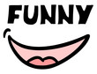 Vector: Funny joke Funny joke
