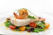 Photo: Poached Halibut and Spicy Shrimp Poached Halibut and Spicy Shrimp
