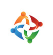 Teamwork union people vector