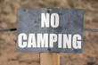 No Camping Sign