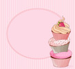 Vecteur : Cupcake place card Cupcake place card