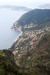 Mediterranean sea coast at Eze, France.