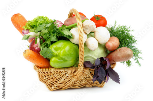 Photo: Vegetable Basket Vegetable Basket