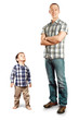Father And Baby Son