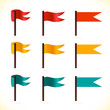 Set of vector flags