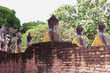 Buddha's head from back - ayutthaya Thailand