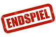 Grunge Stempel rot ENDSPIEL