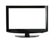 TV on white