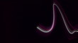 Light painted abstract line