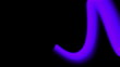 Light painted abstract line