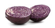 red cabbage isolated on white background