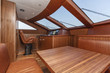 Italy, Viareggio, 82' luxury yacht, dinette, driving consolle