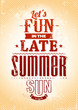 Vector: Summer typography Summer typography