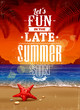 Summer retro poster