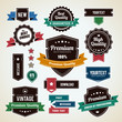 Vector: Set of vintage badges Set of vintage badges