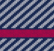 Style Seamless Blue White Color Knitted Vector Pattern
