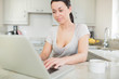 Woman surfing the internet