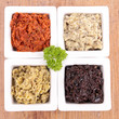 assortment of tapenade