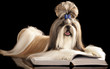 Foto: Shih Tzu and book Shih Tzu and book