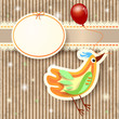 Bird and balloon