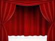 Red curtain