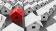 Houses one red
