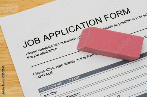 Photo: Mistakes when applying for a job Mistakes when applying for a job
