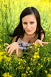 Photo: Beautiful Young Woman Outdoors. Enjoy Nature Beautiful Young Woman Outdoors. Enjoy Nature
