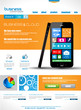 Website template for corporate business and cloud purposes.