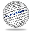 3D Kugel: Steuererklärung deutsch