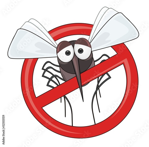 Vector: danger of mosquitoes - STOP mosquito danger of mosquitoes - STOP mosquito