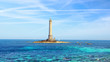 Goury Lighthouse in Normandy, France.