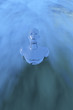 Human figure emerging from the water
