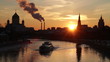 Moscow, Russia at sunset