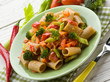 Foto: pasta with broccoli pepper and celery pasta with broccoli pepper and celery