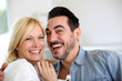 Photo: Cheerful couple having fun together Cheerful couple having fun together