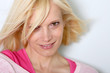 Closeup of attractive young blond woman