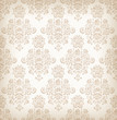 Seamless floral retro pattern.