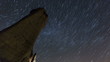 time lapse cave house with star trials at cappadocia Turkey