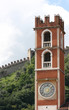 ancient tower and the walls of the medieval castle of marostica