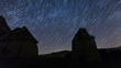 time lapse cave house with star trials at cappadocia Turkey